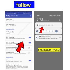 Network Speed Enable In Android 