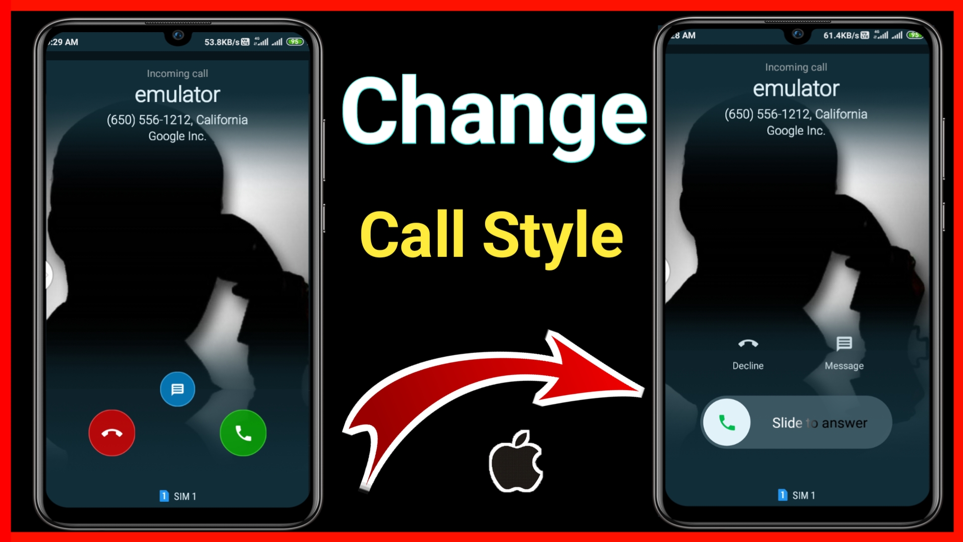 Phone में Call स्क्रीन change कैसे करें / Caller ID