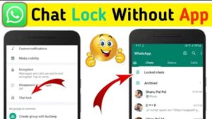 WhatsApp Chat Lock without app