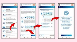 aadhar card me biometric ko lock aur unlock kaise karte hain ?